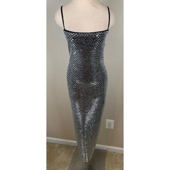 Retrofete Kyree Crystal Embellished Knit Bodycon Maxi Dress Size Small - Picture 4 of 12